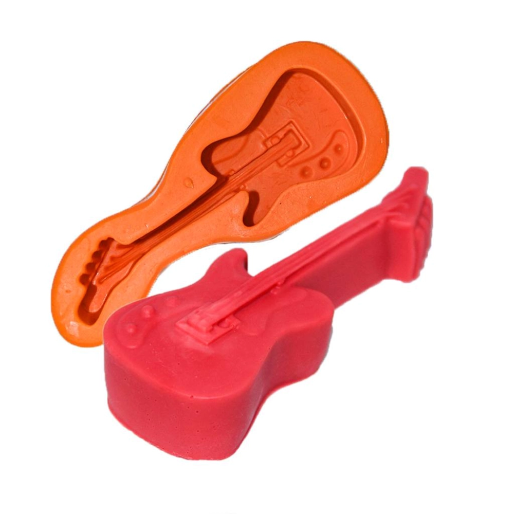 Molde de silicone Guitarra