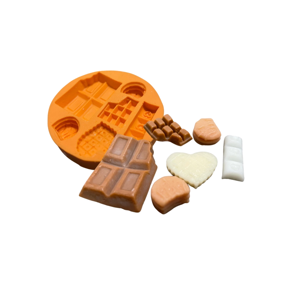 Molde de silicone Guloseimas 6 Cavidades