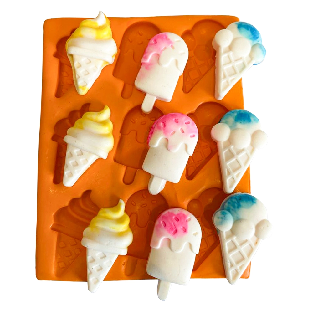 Molde de silicone Mini Sorvetes