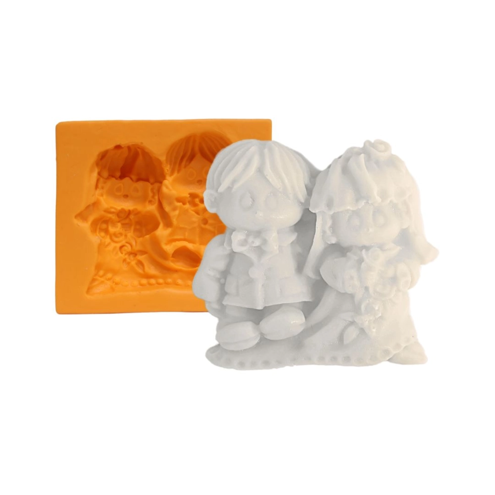 Molde de silicone Noivinhos