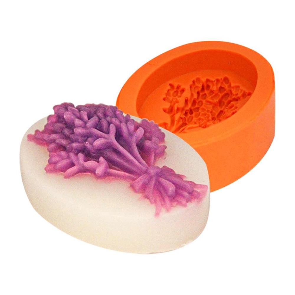 Molde de silicone Oval Mini Lavanda