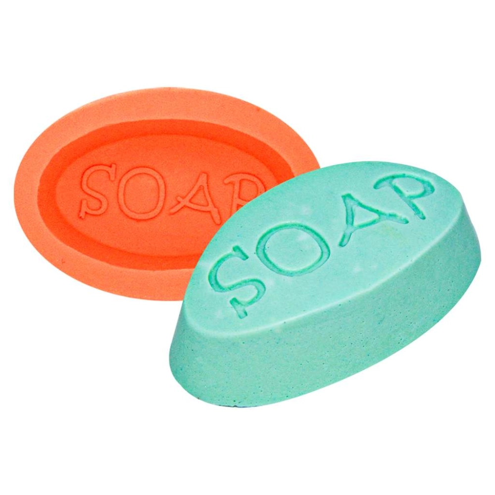 Molde de silicone Oval Soap