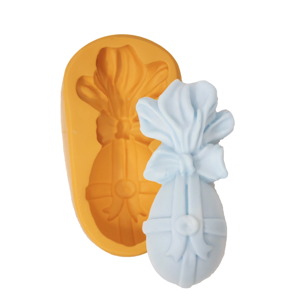 Molde de silicone Ovo de Páscoa com Laço