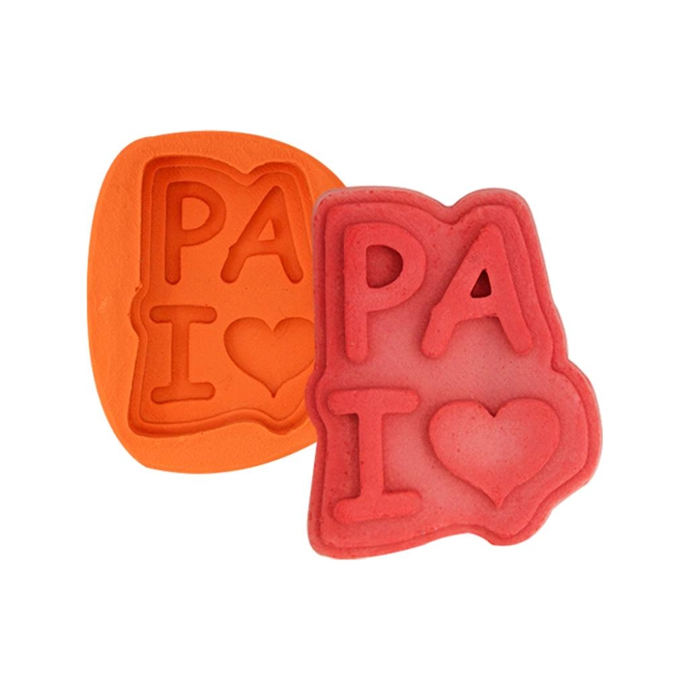 Molde de silicone Papai em Relevo