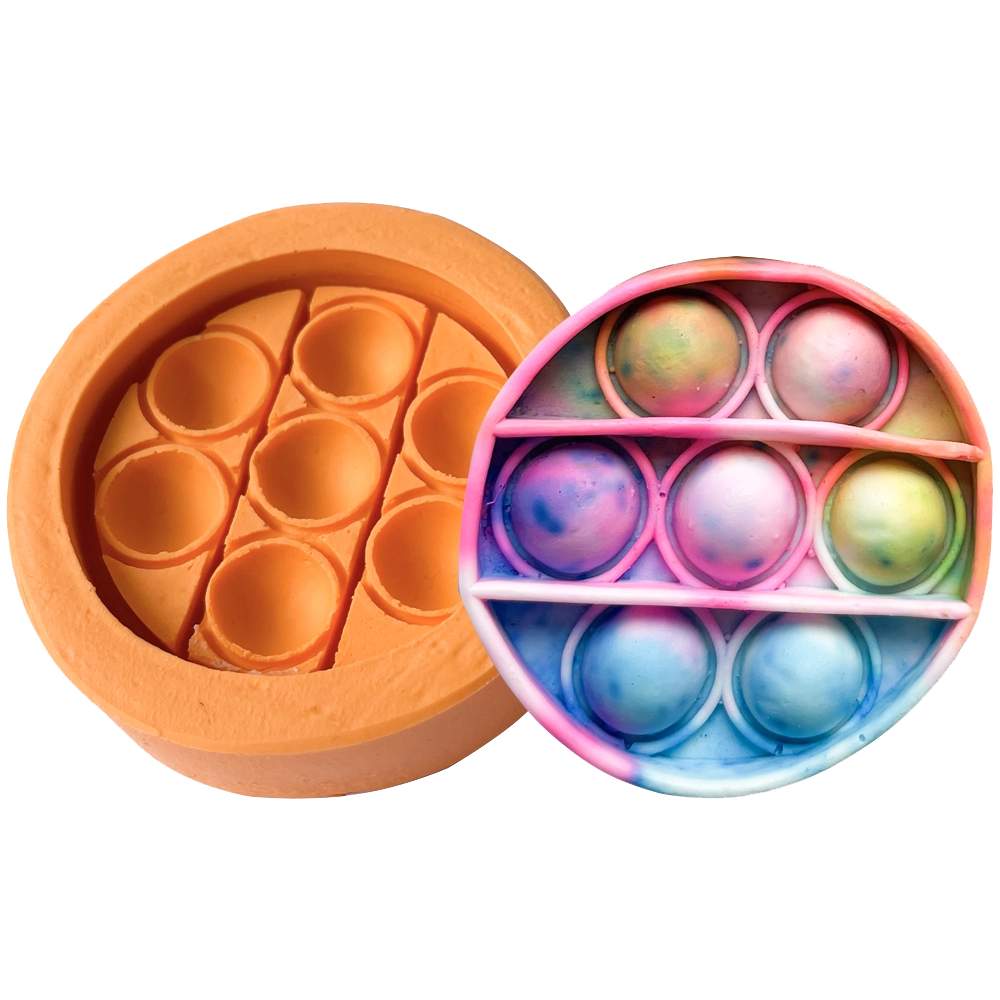 Molde de silicone Pop It 