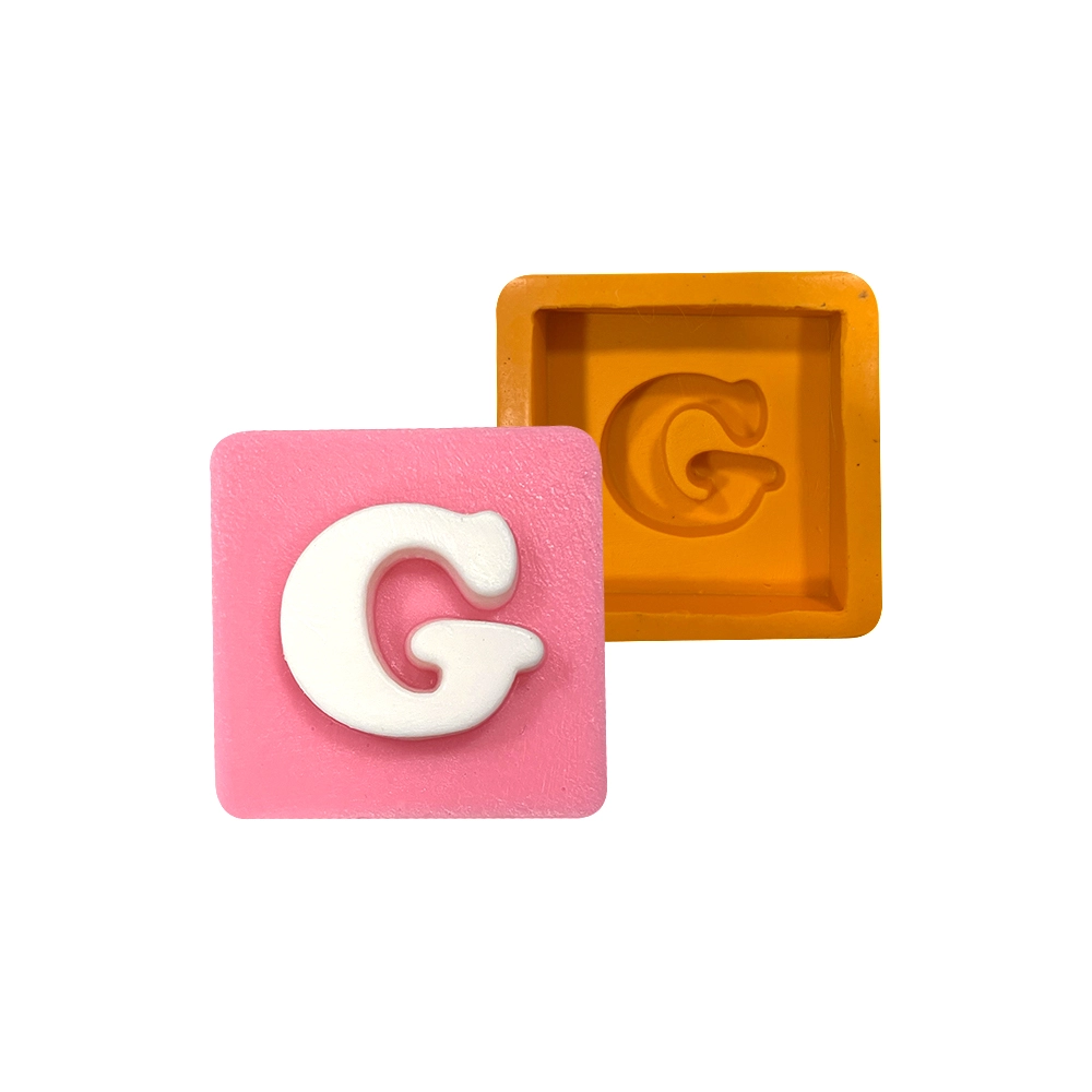 Molde de silicone Quadrado Letra G