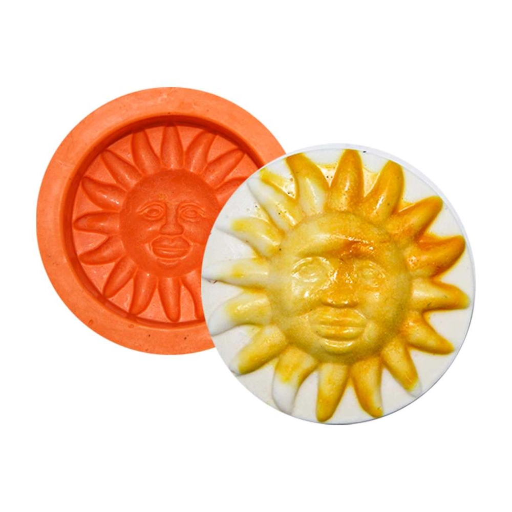 Molde de silicone Redondo com Sol