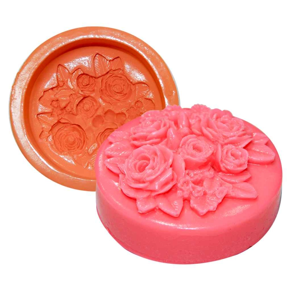 Molde de silicone Redondo Maison Floral
