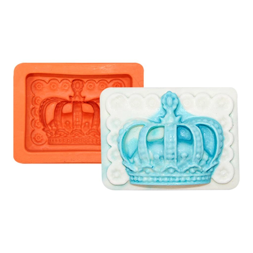 Molde de silicone Retangular Coroa