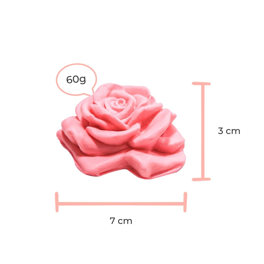 Molde de silicone Rosa Aberta M