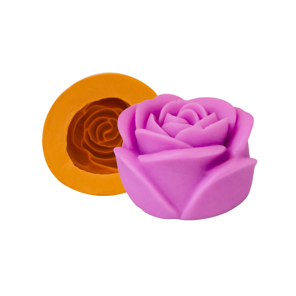 Molde de silicone Rosa Chá G