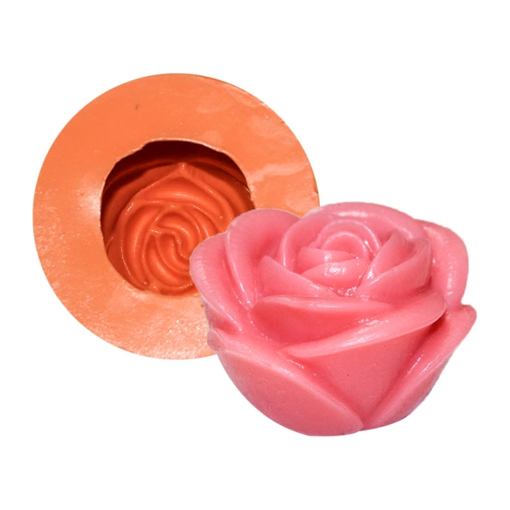 Molde de silicone Rosa Chá M