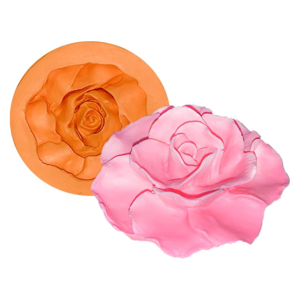 Molde de silicone Rosa Grande Pétalas