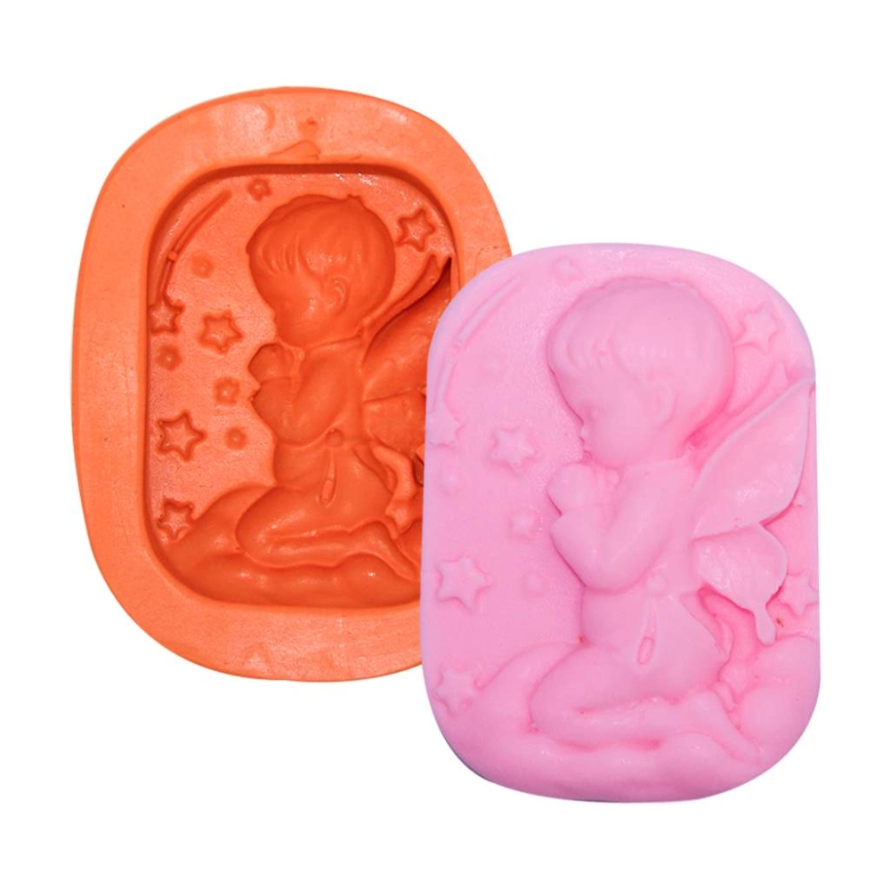 Molde de silicone Sabonete Anjo Rezando