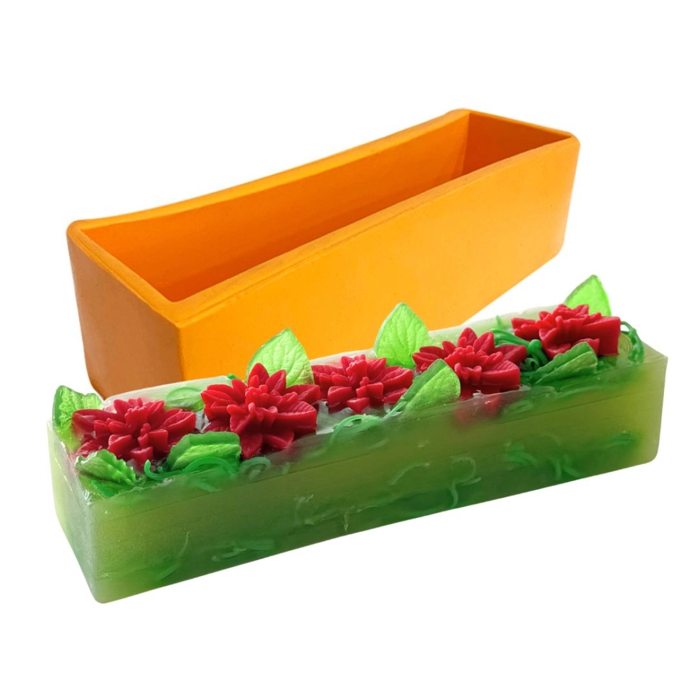 Molde de silicone Sabonete de Corte Retangular G