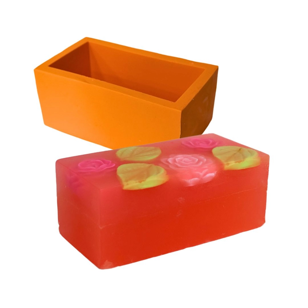 Molde de silicone Sabonete de Corte Retangular P