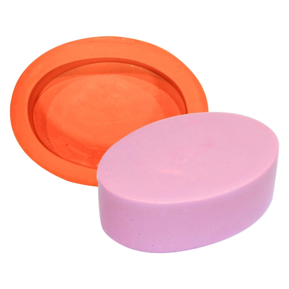 Molde de silicone sabonete Oval Liso