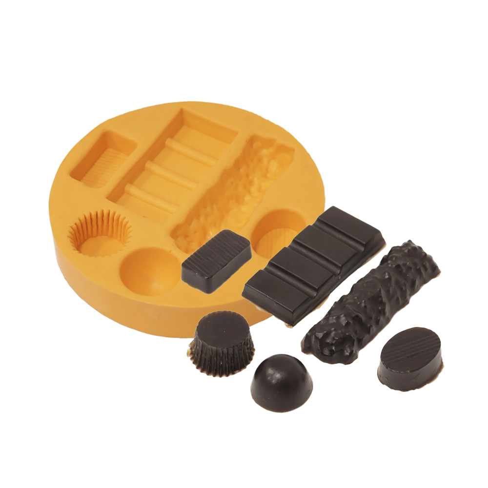 Molde de silicone Tabletes e Bombons de Chocolate 