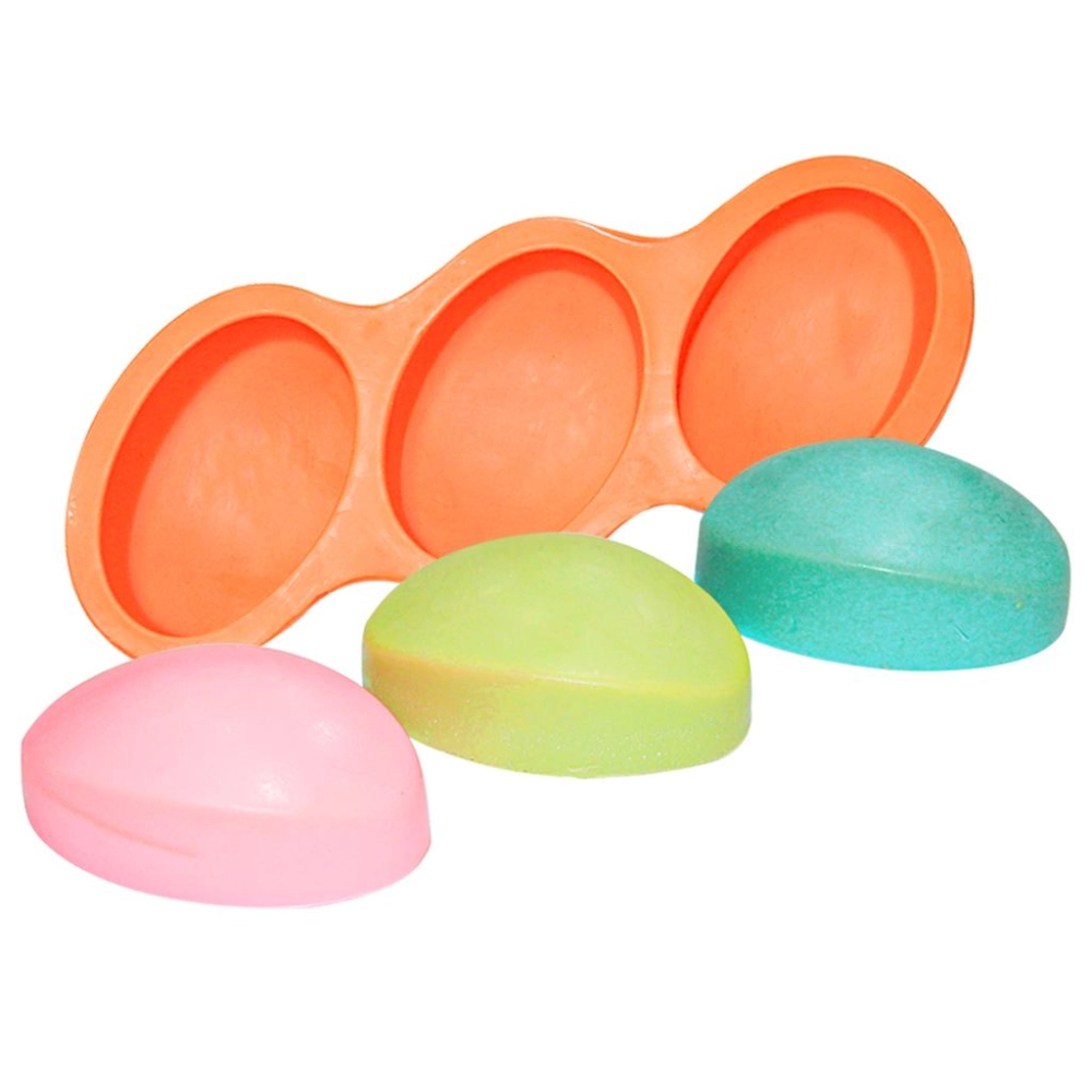 Molde de silicone Tipo Dove com 3 Cavidades