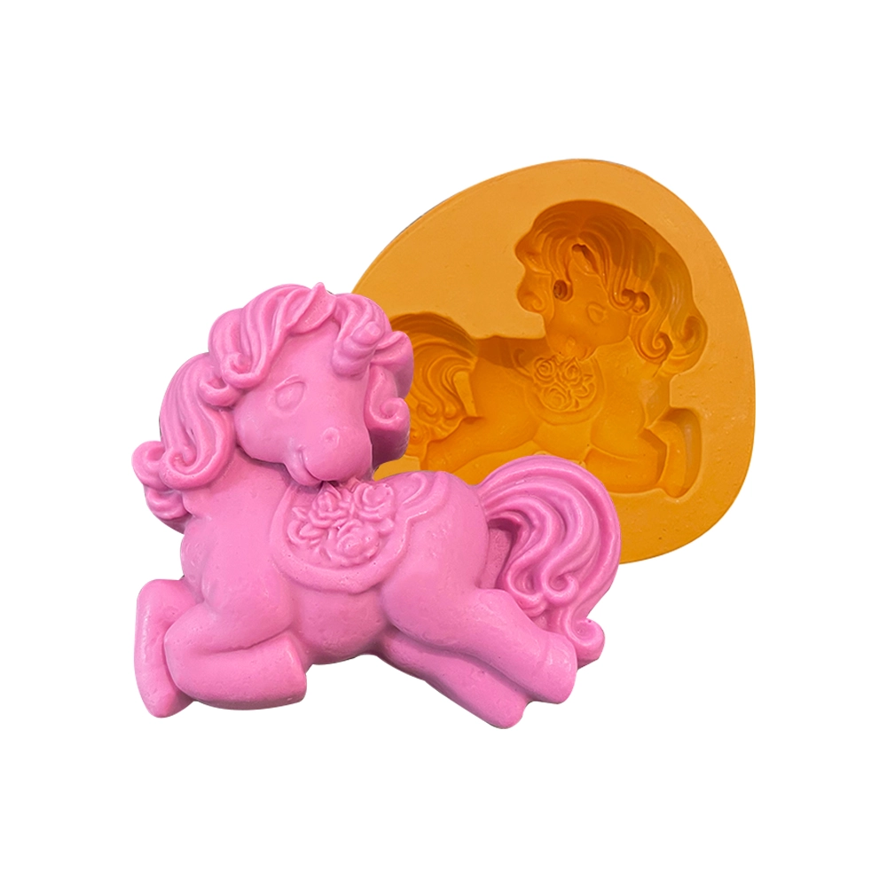 Molde de silicone Unicórnio Fofo