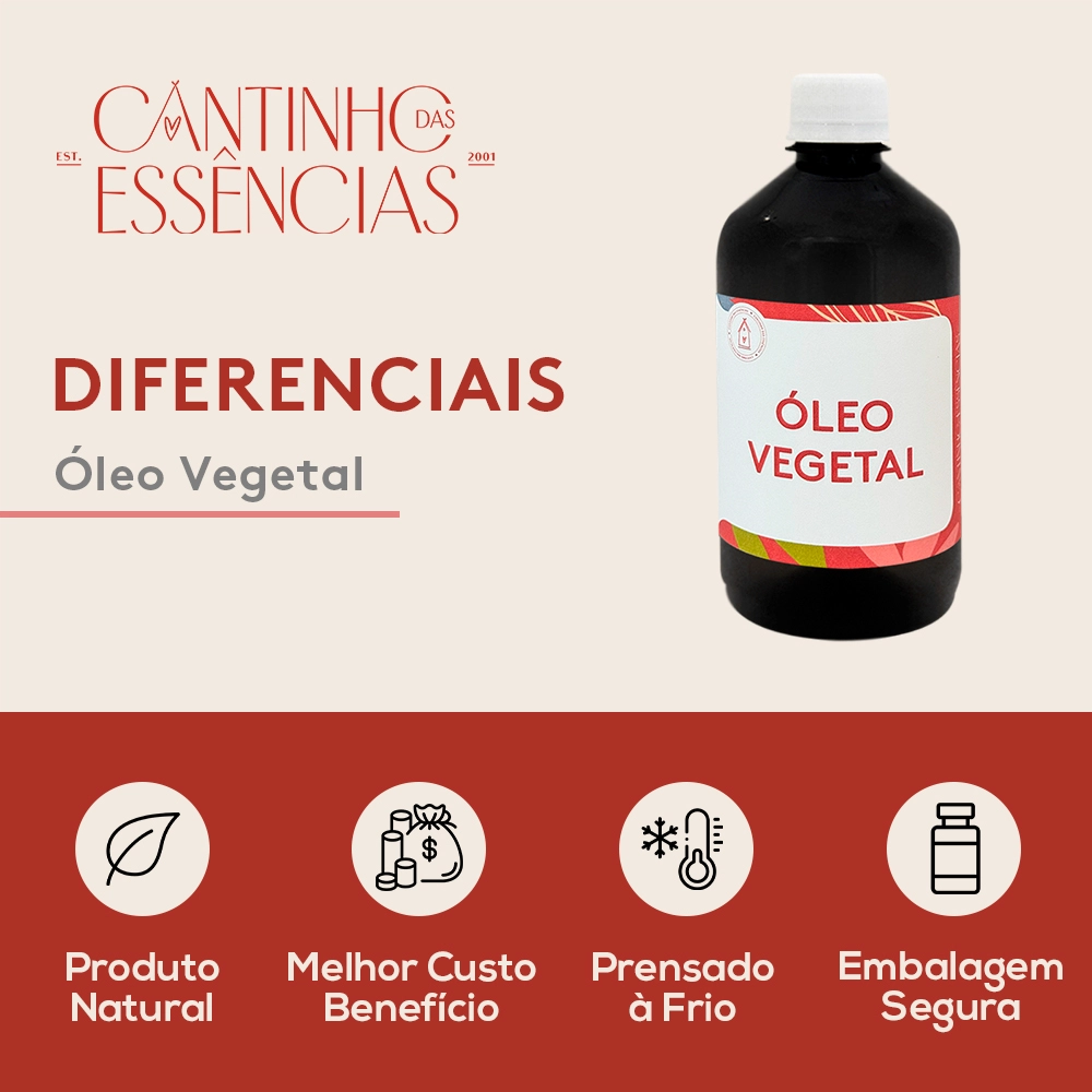 Óleo Vegetal de amêndoas 500ml