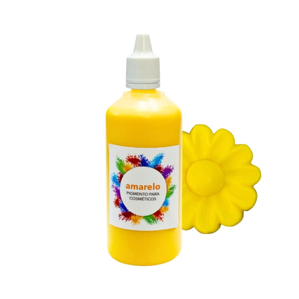 Pigmento p/ Cosmético Amarelo 100ml