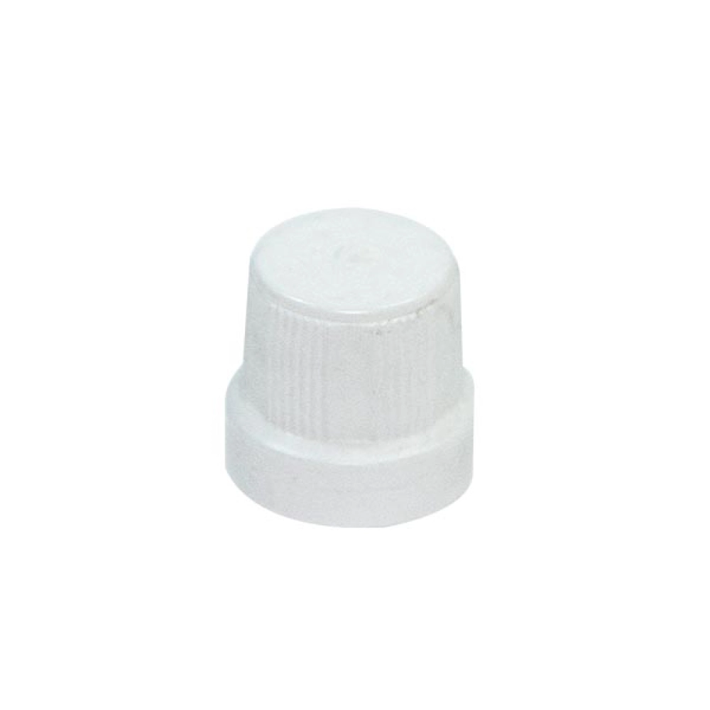 Tampa Lacre branca rosca 18/410mm