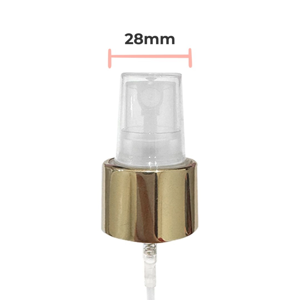Válvula Spray Luxo Ouro rosca 28/410mm