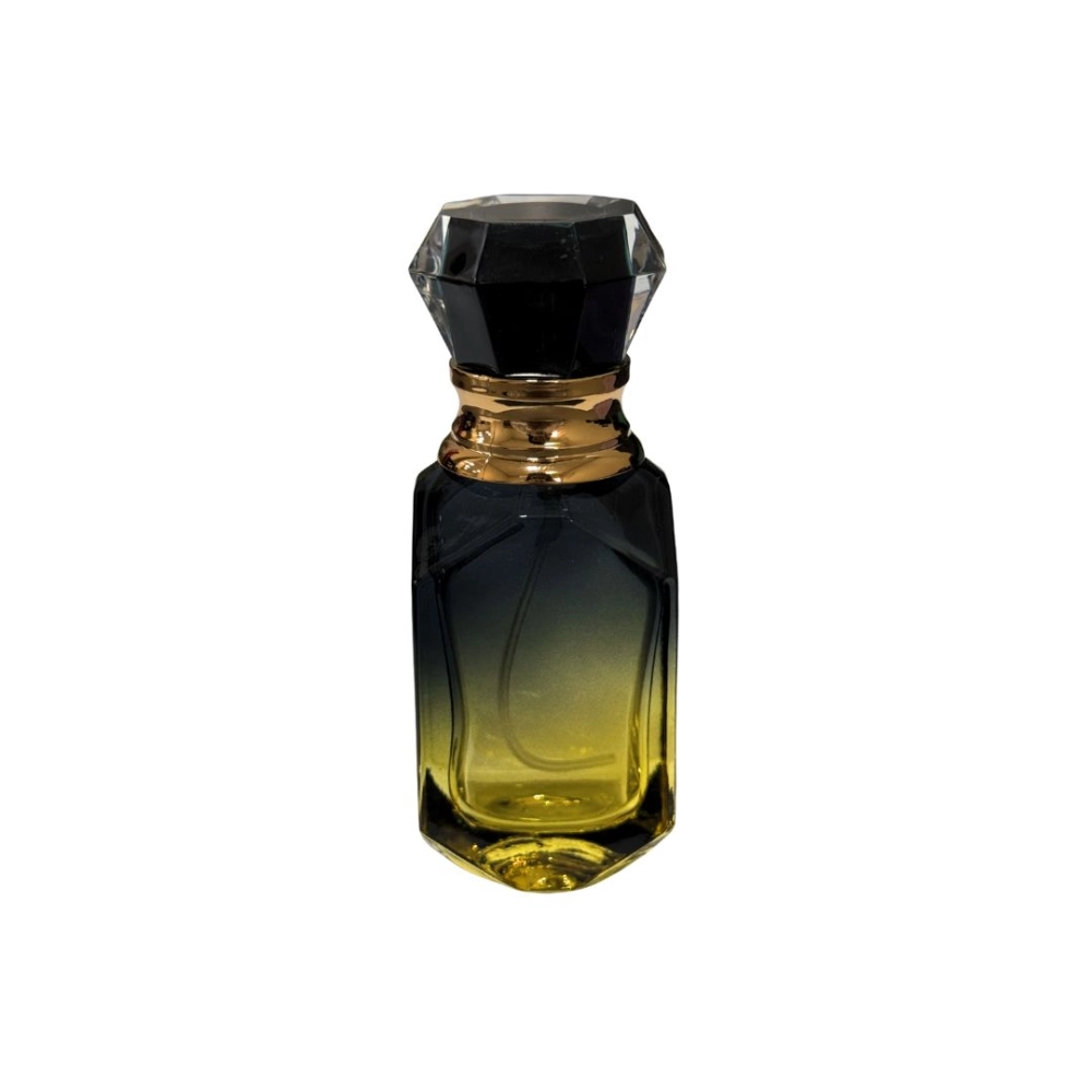 Vidro Arábia Preto/Amarelo 30ml c/ válvula ouro