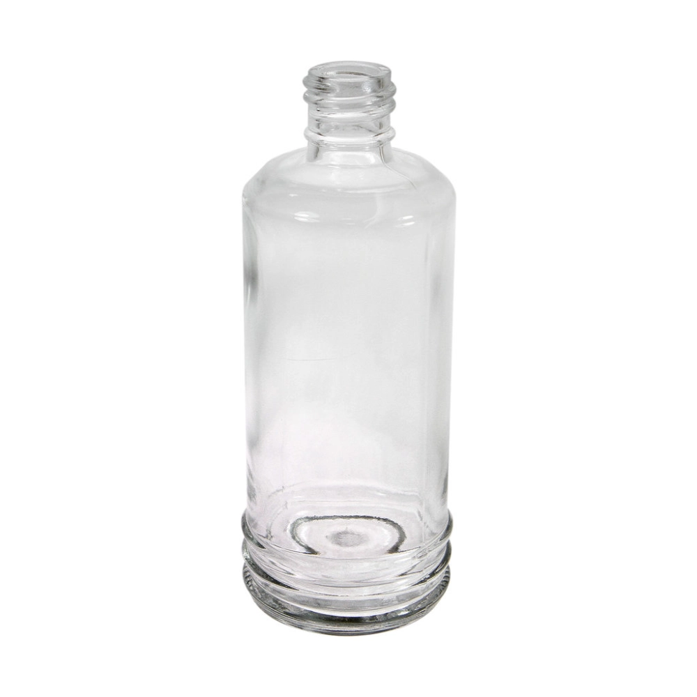 Vidro Cilíndrico Frisado 120ml rosca 20/410mm