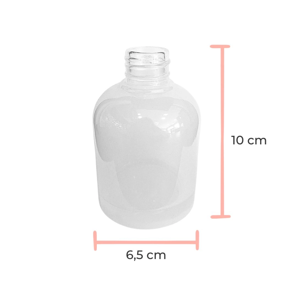 Vidro Decor Branco 150ml rosca 28/410mm