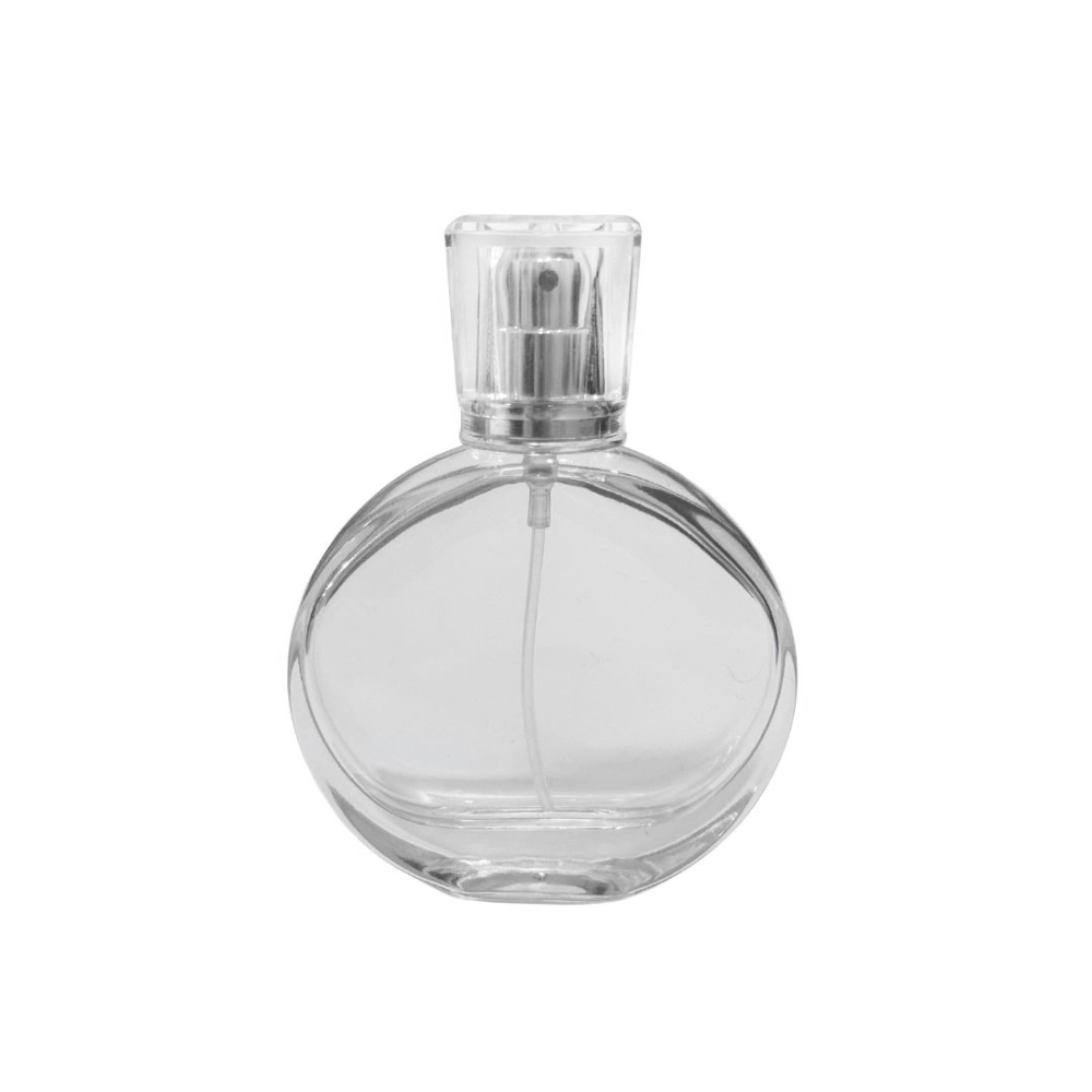 Vidro Havai Incolor 30ml c/ Válvula Prata