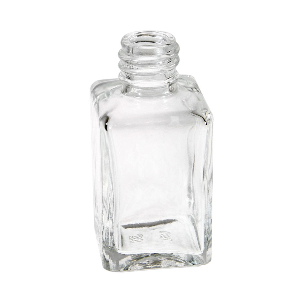 Vidro Quadrado Incolor 30ml rosca 18/410mm