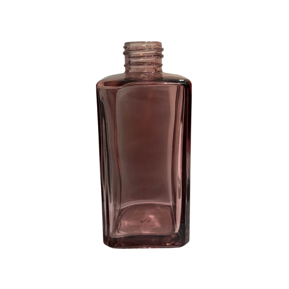 Vidro Square Rosa 250ml rosca 28mm