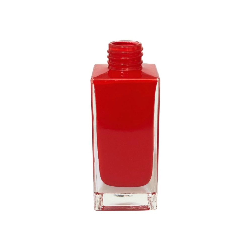 Vidro Square Vermelho 150ml rosca 28mm