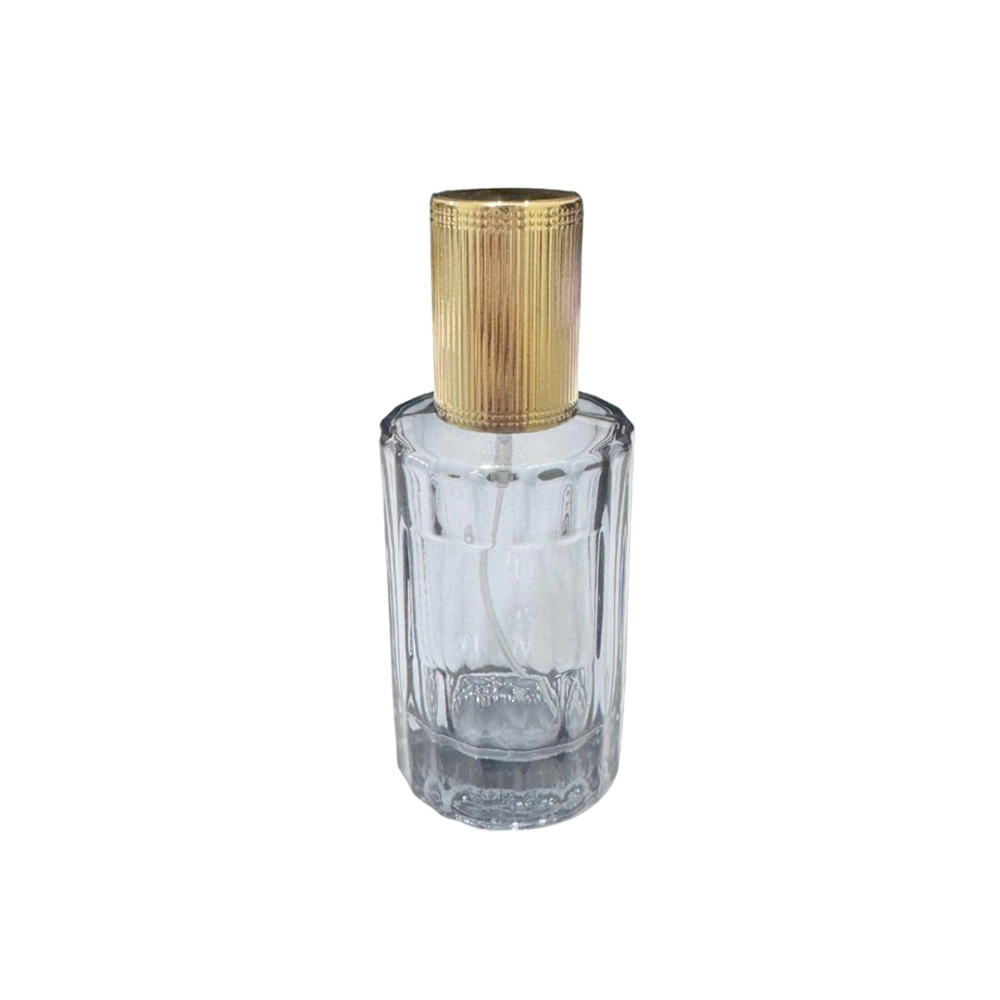 Vidro Sweet Cinza 30ml c/ Válvula Ouro