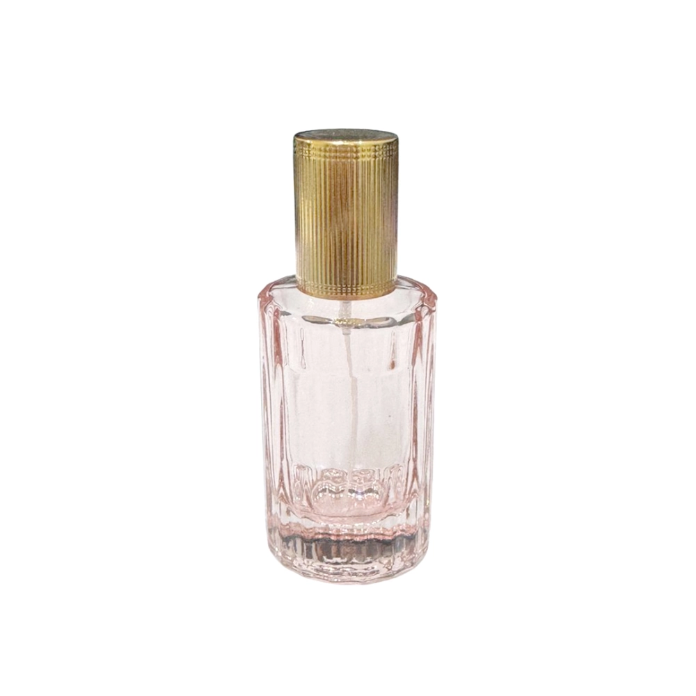 Vidro Sweet Rosa 30ml c/ Válvula Ouro